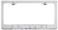 Toyota 4Runner 3D Stainless Steel License Plate Frame