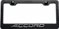 Honda Accord  3D Simulated Carbon Fiber License Frame
