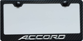 Honda Accord  3D Simulated Carbon Fiber License Frame