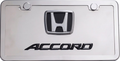 Honda Accord 3D Logo & Script Front Novelty License Plate