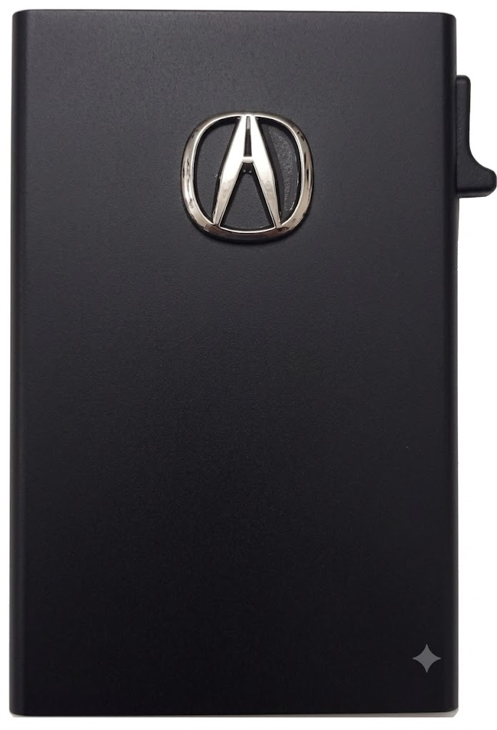 Acura Carbon Fiber 3D Logo Minimalist Pop Up Wallet – RFID Blocking