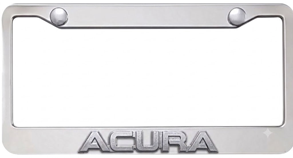 Acura 3D Stainless Steel License Plate Frame