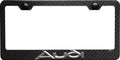 Audi 3D Simulated Carbon Fiber License Plate Frame