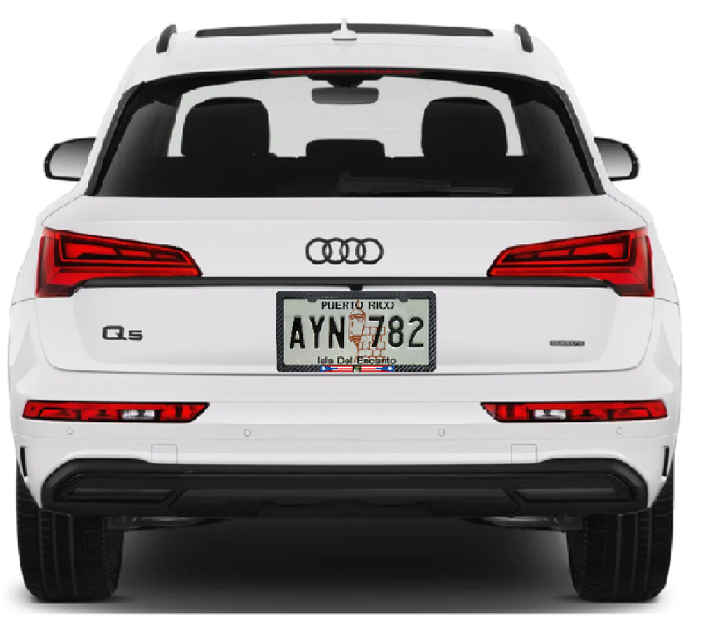 Audi 3D Logo Front Novelty License Plate