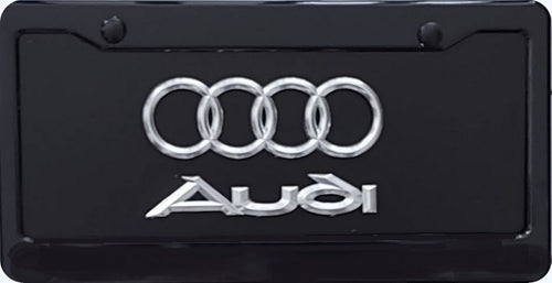 Audi 3D Logo Front Novelty License Plate