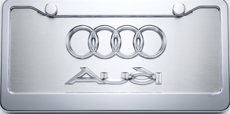 Audi 3D Front Novelty Plate