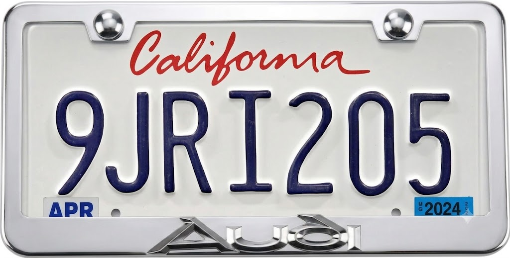 Audi 3D Stainless Steel License Plate Frame