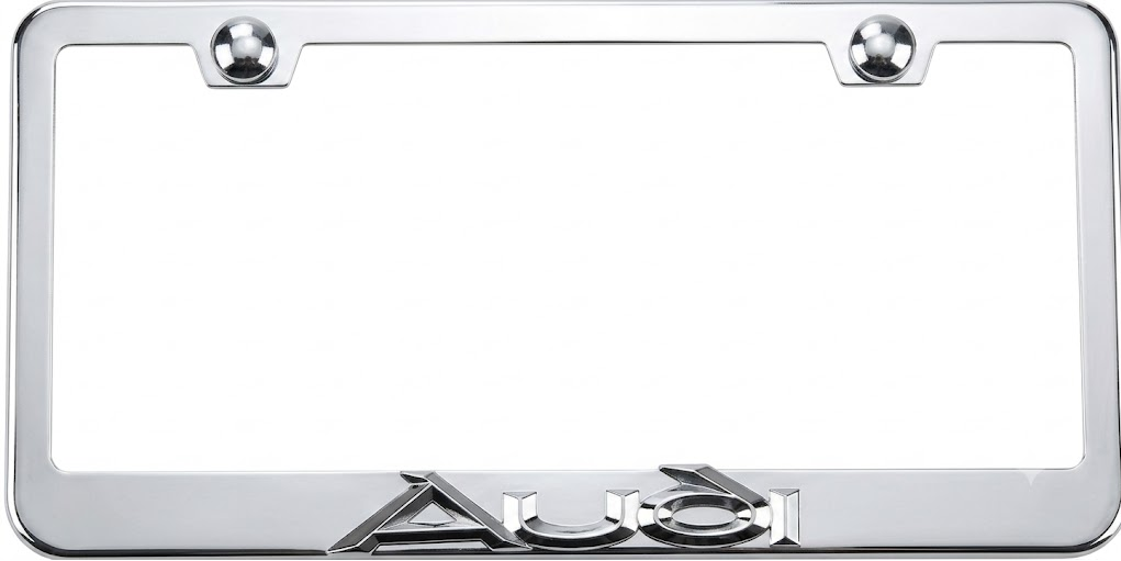 Audi 3d Stainless Steel License Frame