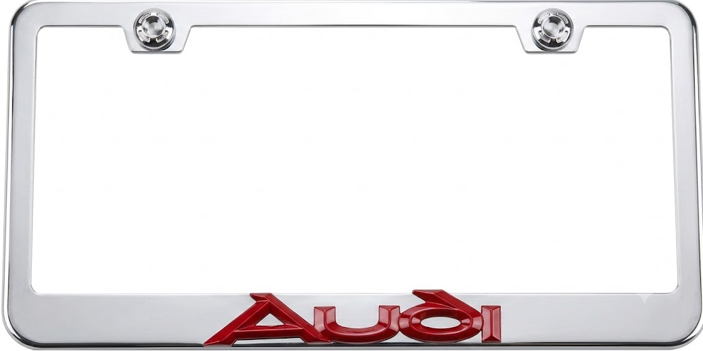 Audi 3d Stainless Steel License Frame