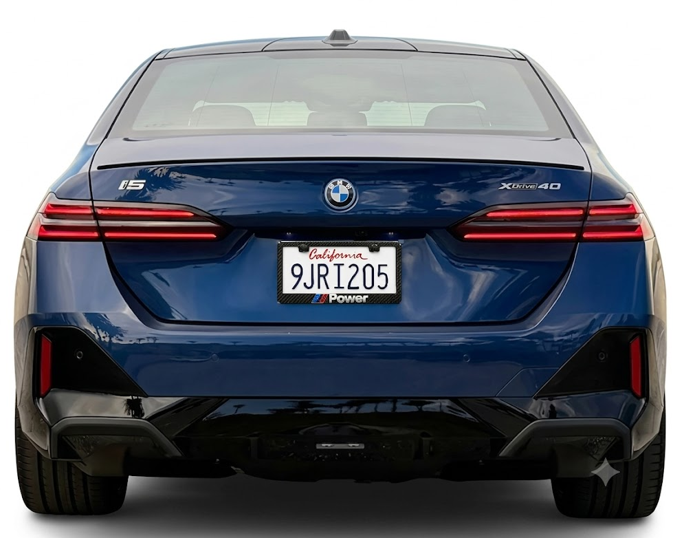 BMW MPOWER  Simulated Carbon Fiber License Frame