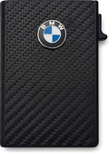 BMW Carbon Fiber 3D Logo Minimalist Pop Up Wallet – RFID Blocking