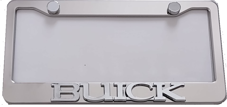 BUICK 3D Logo Front Novelty License Plate