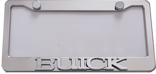 BUICK 3D Logo Front Novelty License Plate