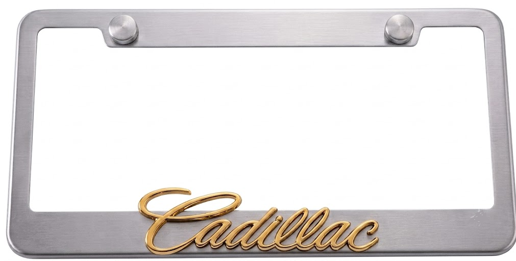 Cadillac 3D Stainless Steel License Frame