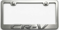 Honda CR-V 3D Stainless Steel License Plate Frame