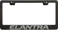 Hyundai Elantra 3D Simulated Carbon Fiber License Plate Frame