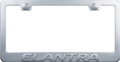 Hyundai Elantra 3D Stainless Steel License Plate Frame