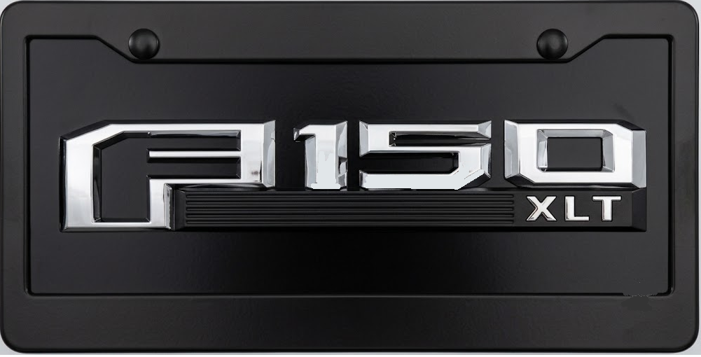 Ford F-150 XLT3D Logo Front Novelty License Plate