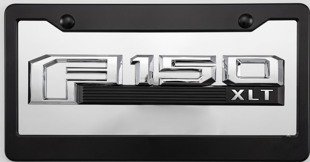 Ford F-150 XLT3D Logo Front Novelty License Plate
