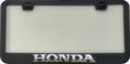 Honda 3D Simulated Carbon Fiber License Frame