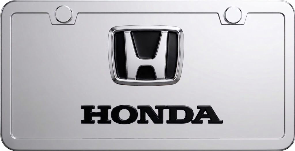 Honda  3D Logo Front Novelty License Plate