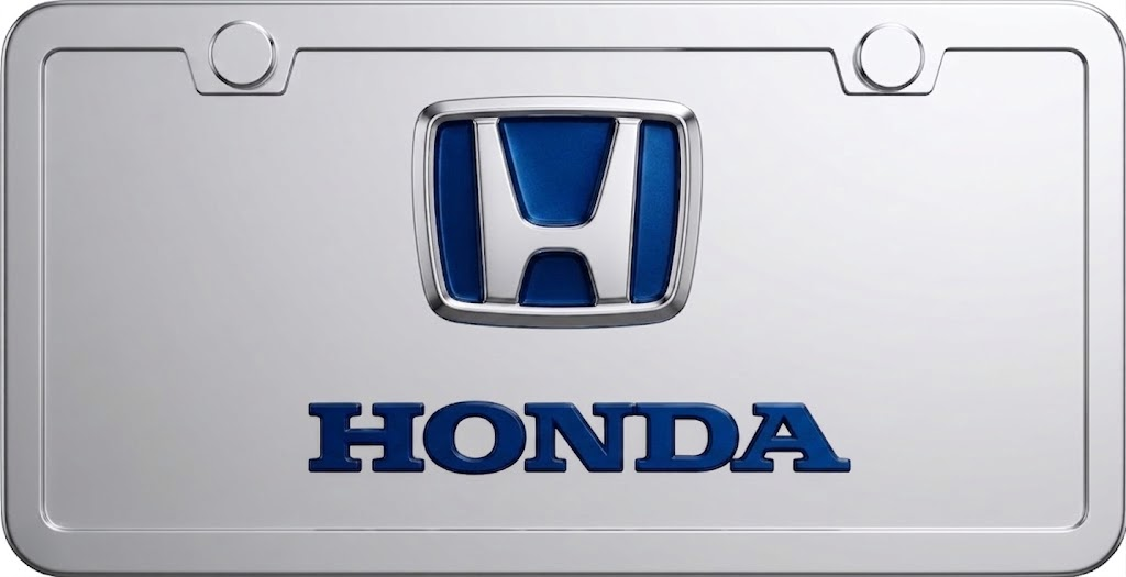 Honda  3D Logo Front Novelty License Plate