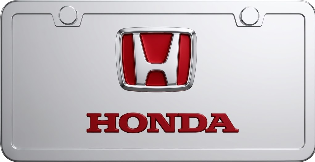 Honda  3D Logo Front Novelty License Plate