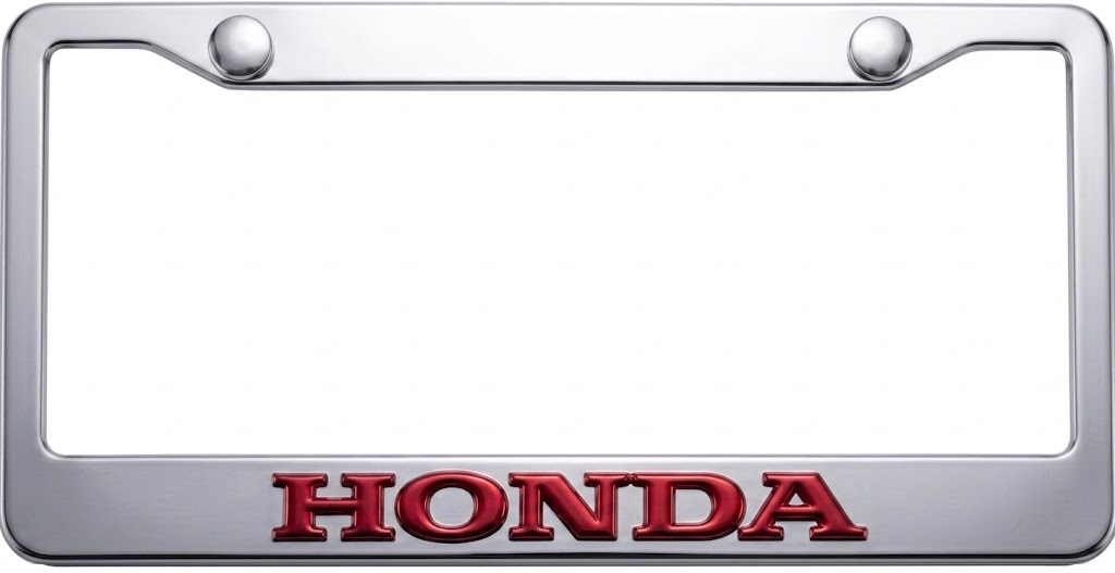Honda 3D Stainless Steel License Plate Frame