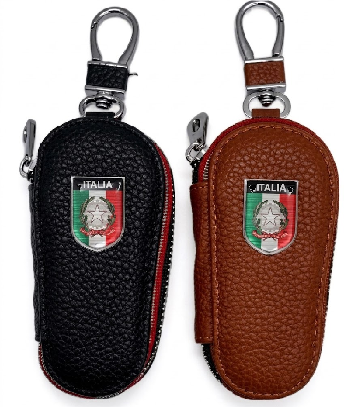 Elegant ITALY Genuine Leather Smart Key Case Safe Guard