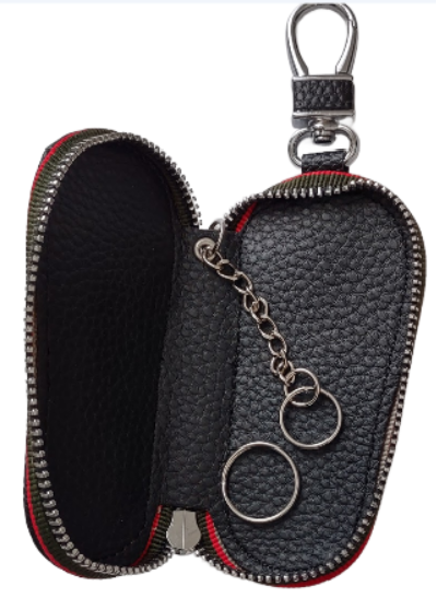 Elegant ITALY Genuine Leather Smart Key Case Safe Guard
