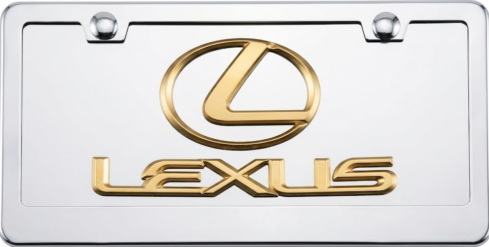 Lexus 3D Logo Front Novelty License Plate