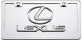 Lexus 3D Logo Front Novelty License Plate