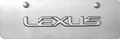 Lexus 3D Logo Mini Plate
