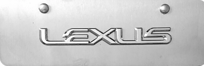 Lexus 3D Logo Mini Plate