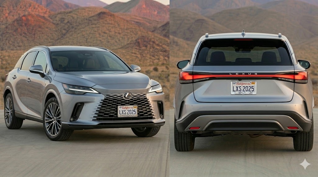 Lexus 3D Stainless Steel License Frame
