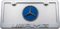 Mercedes Benz AMG 3D Chrome Front Novelty License Plate
