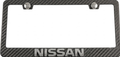 Nissan Simulated Carbon Fiber License Frame