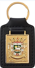 PUERTO RICO OFFICIAL SHIELD KEY CHAIN – 3D Gold Plated