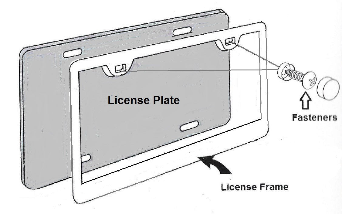 Mercedes Benz AMG 3D Chrome Front Novelty License Plate