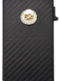 Cadillac Carbon Fiber 3D Logo Minimalist Pop Up Wallet RFID