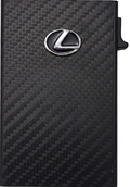 Lexus Carbon Fiber 3D Logo Minimalist Pop Up Wallet RFID