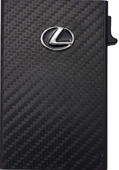 Lexus Carbon Fiber 3D Logo Minimalist Pop Up Wallet RFID