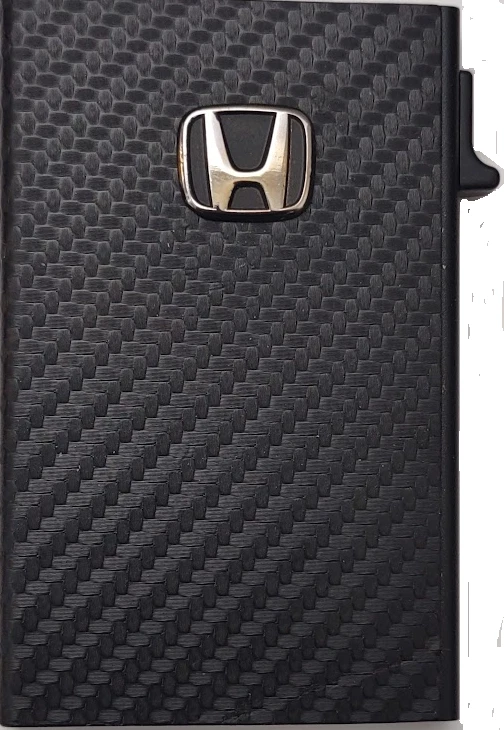 Honda Carbon Fiber 3D Logo Minimalist Pop Up Wallet RFID