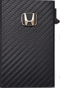 Honda Carbon Fiber 3D Logo Minimalist Pop Up Wallet RFID