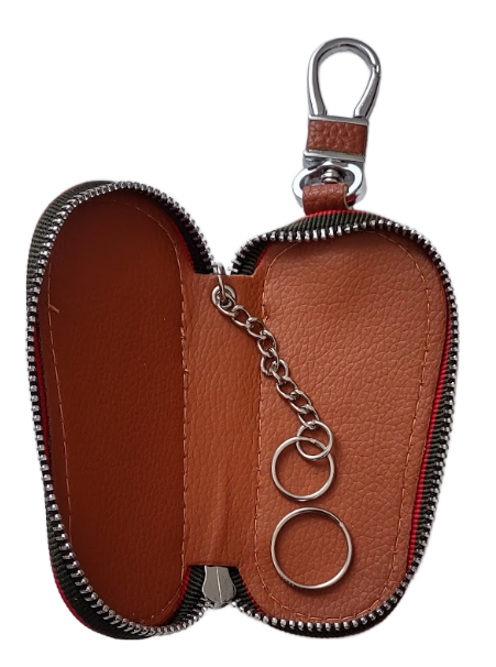 Elegant ITALY Genuine Leather Smart Key Case Safe Guard
