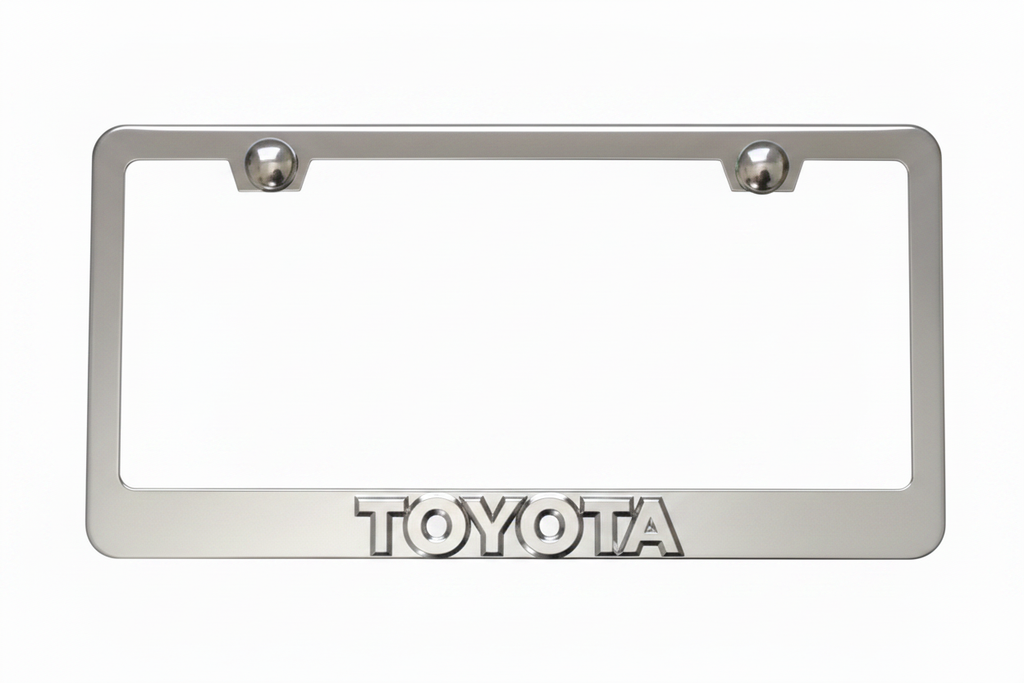 Toyota License Plate Frame - No Shadow