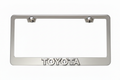 Toyota License Plate Frame - No Shadow