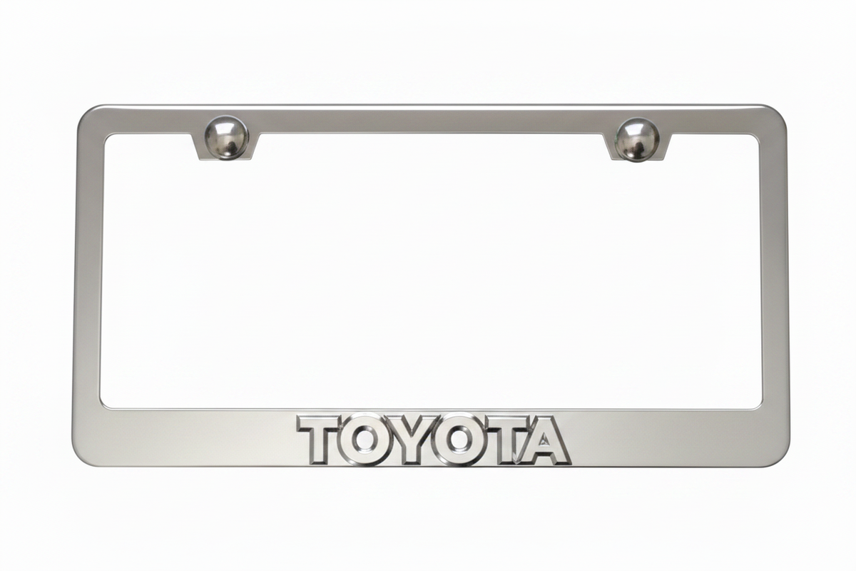 Toyota License Plate Frame - No Shadow